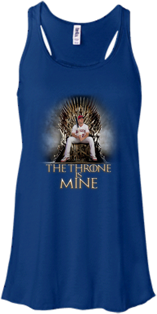 Mike Trout T Shirts The Throne Is Mine Hoodies Sweatshirts - Rasta Lion Head Ladies Flowy Racerback Tanktop (1024x1024), Png Download