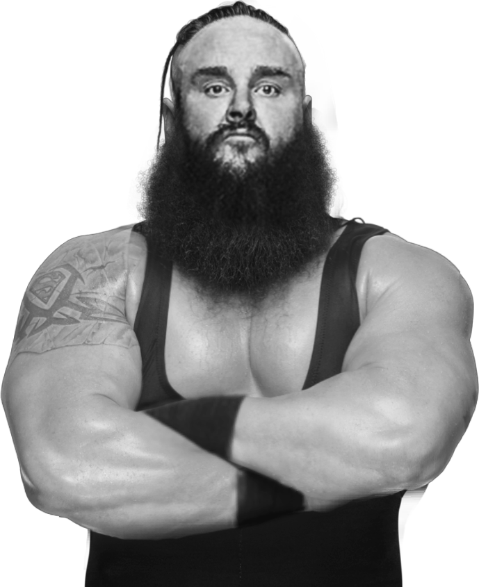 Braun Strowman - Braun Strowman Black And White (689x845), Png Download