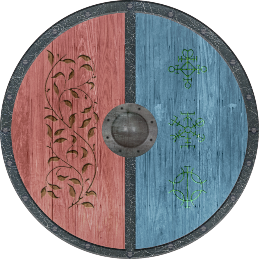 Щит Викинга Png (894x894), Png Download