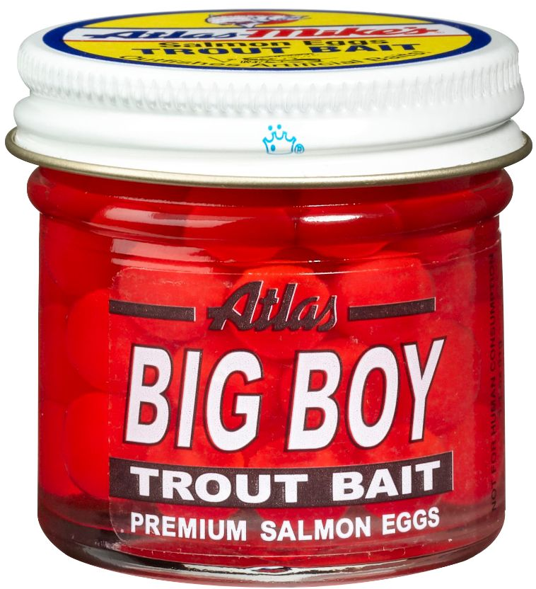 Atlas Mike's Big Boy Salmon Eggs, Red, 1.6 Oz (925x1080), Png Download