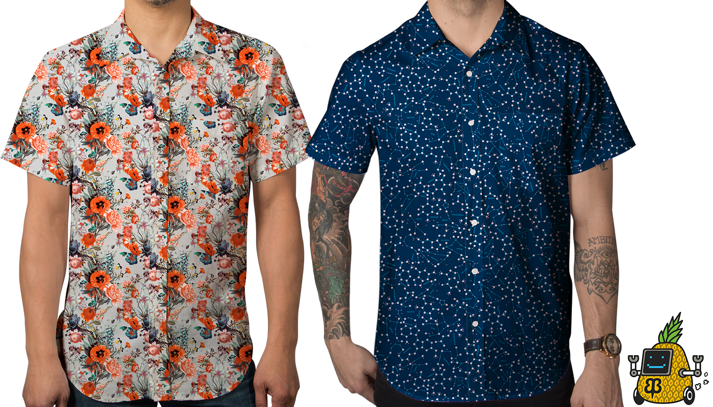 Men's Hawaiian Shirts - Hawaiian Shirts (1400x800), Png Download