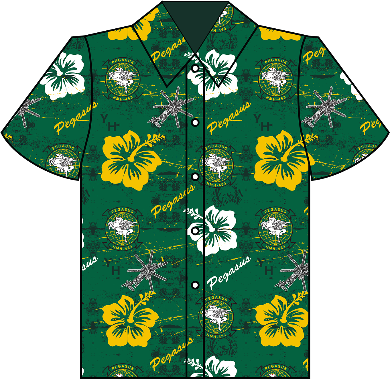Pegasus Hawaiian Shirt - Diamond Supply Co. Diamond Supply Co Transparent T-shirt (1383x1335), Png Download