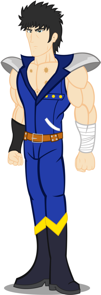 Trungtranhaitrung, Crossover, Equestria Girls, Equestria - Kenshiro (396x1024), Png Download