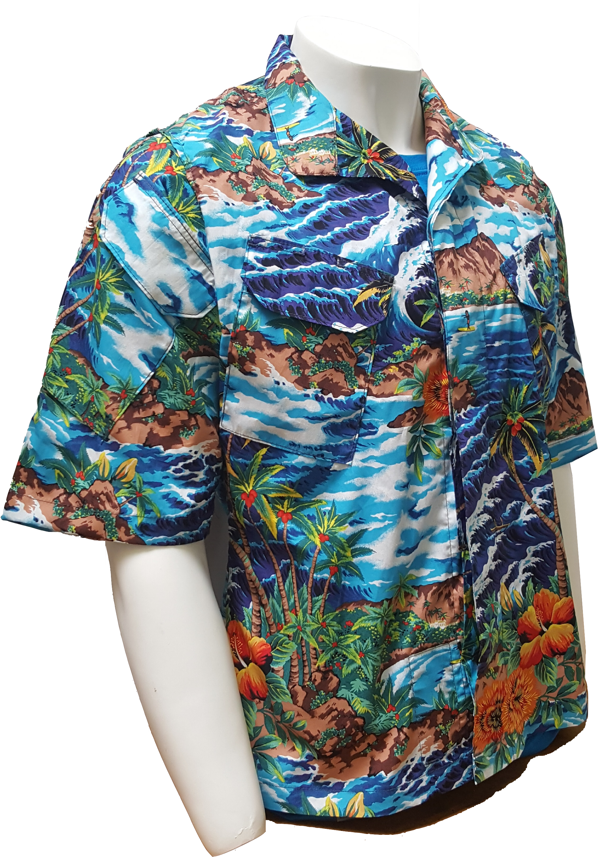 The Hawaiian Lion Stv Shirt - Hawaiian Lion Shirt (2232x2929), Png Download