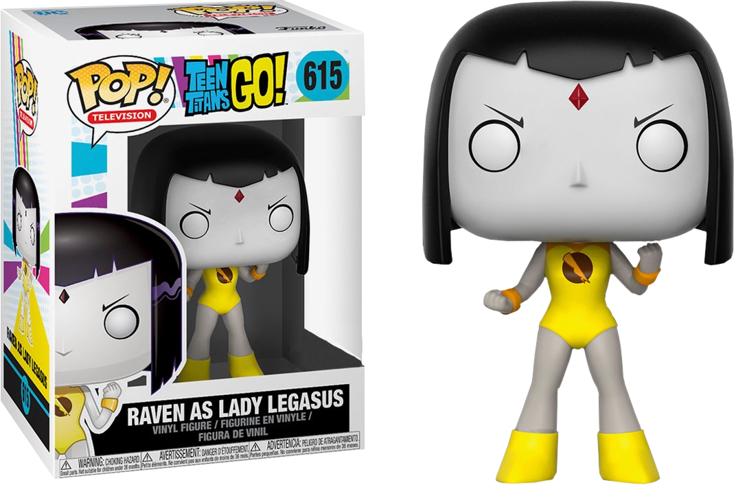 Teen Titans Go Raven As Lady Legasus Funko Pop Vinyl - Lady Legasus Funko Pop (1072x719), Png Download