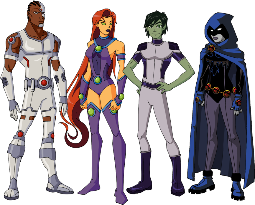 Teen Titans Vs - Starfire Y Dick Grayson (1024x743), Png Download