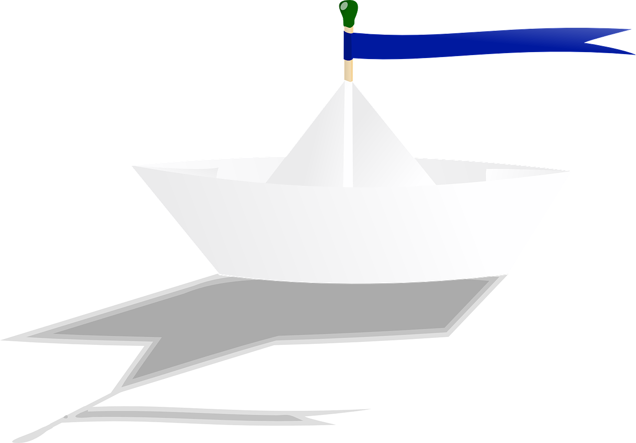 Boat, Boat, Paper, Folded, Toy, Origami - Barcos De Papel Png (1280x893), Png Download