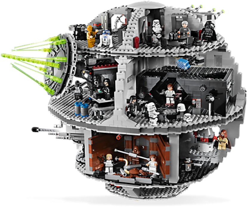 Death Star Image - Lego Death Star Wars (1040x780), Png Download