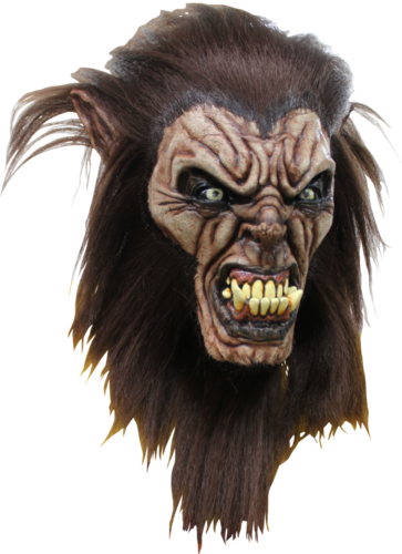 Man Wolf Halloween Horror Mask (363x500), Png Download