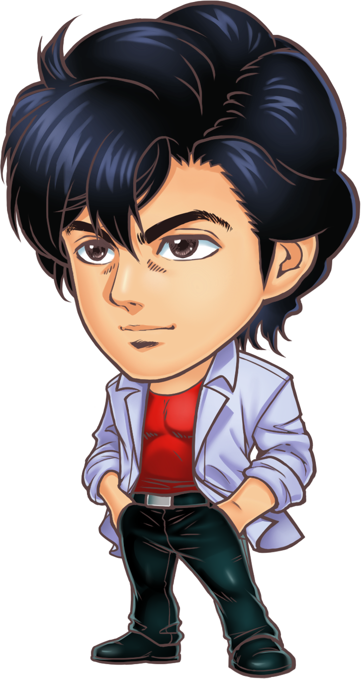 6 Star - Ryo Saeba (726x1366), Png Download