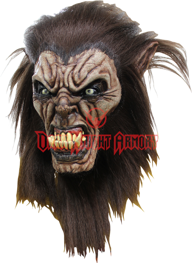 Wolfman Mask - Wolfman Adult Latex Mask (850x850), Png Download