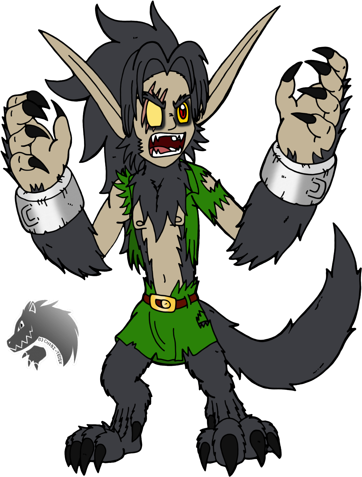 Zoom - Werewolf Link (1280x1660), Png Download