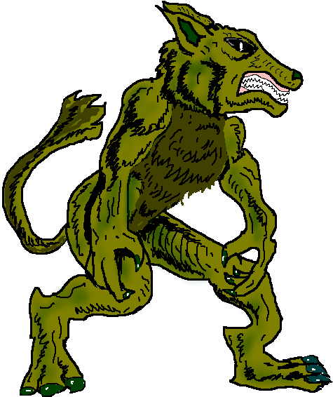 Wolfman Clipart Halloween - Clip Art (600x600), Png Download