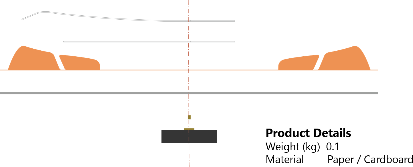 There Are Two Shades Of The Folded Paper To Make It - Diagram (1506x604), Png Download