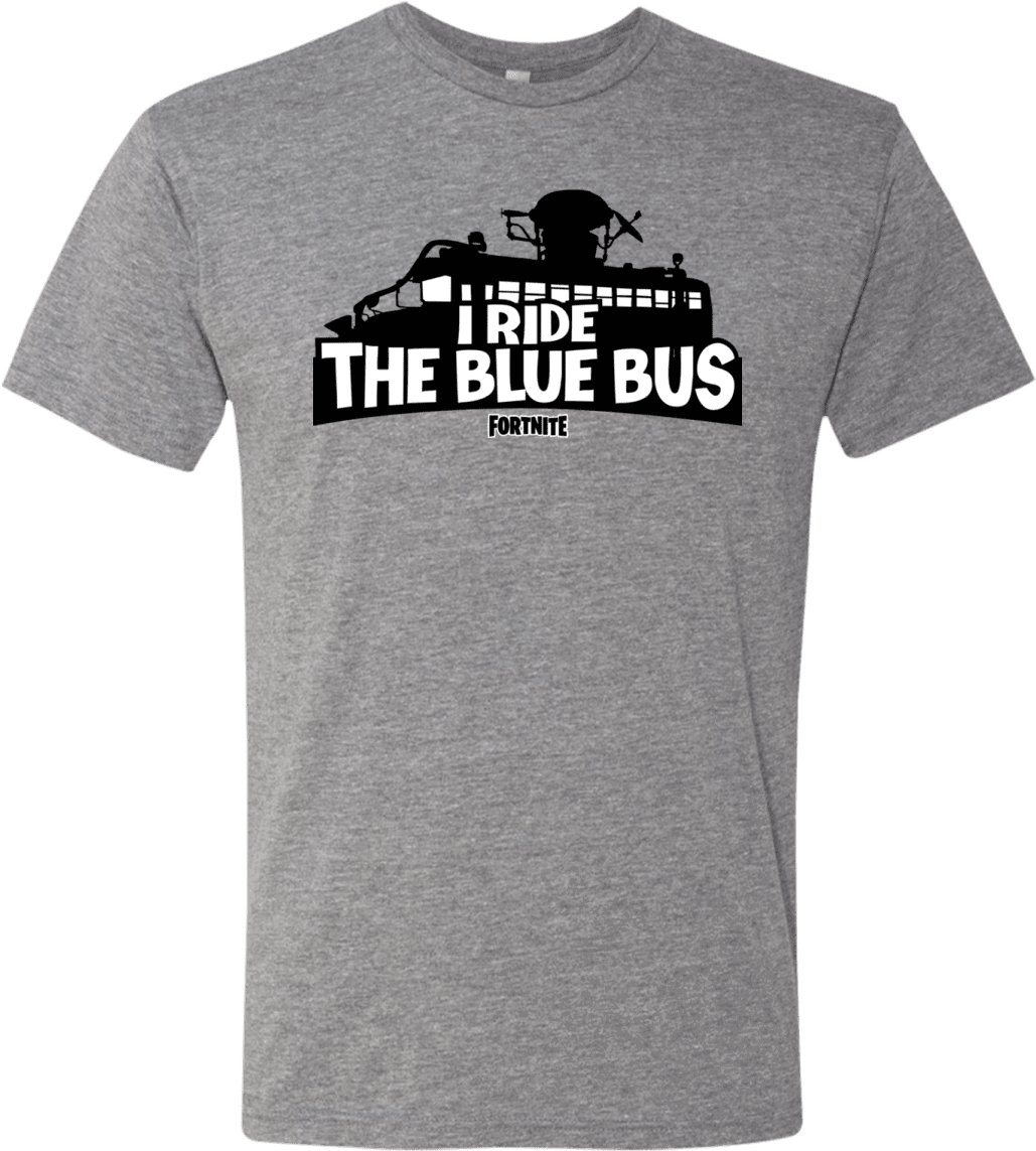 Fortnite Bus Men's Triblend T-shirt - T Shirt Sign (1155x1155), Png Download