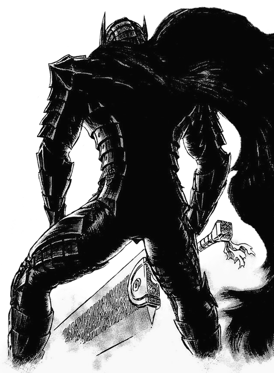 Berserk Guts Berserker Armor Transparent - Guts Berserk Miura (540x734), Png Download