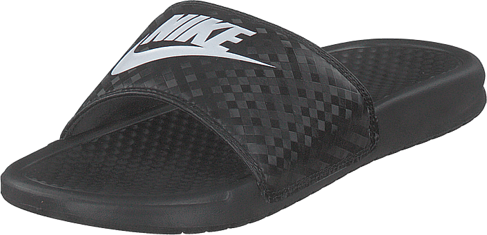 Benassi Just Do It Black/white - Adidas (705x341), Png Download