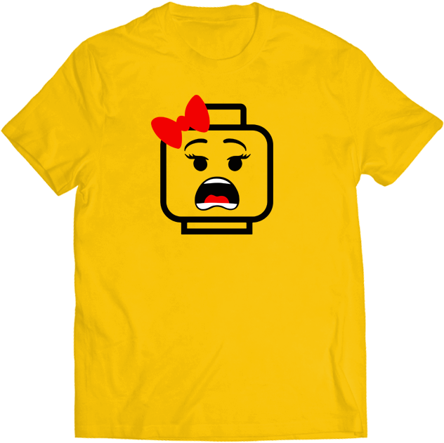 Lego Head Girl - Valentino Rossi 46 T Shirt (676x676), Png Download
