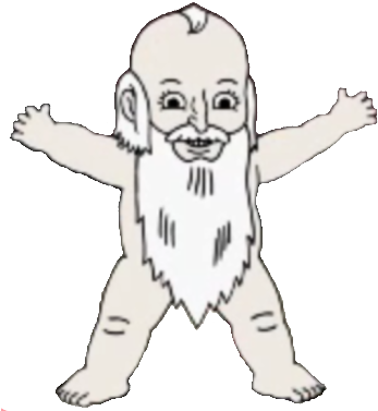 Baby Leonard Transparent Big - Baby Leonard Ugly Americans (356x393), Png Download