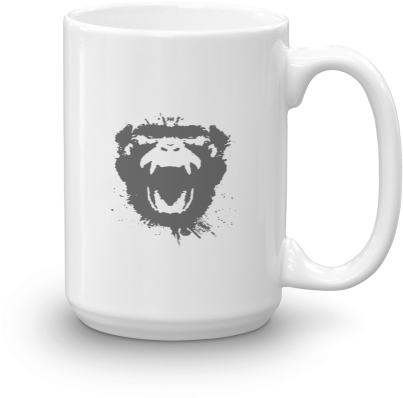 12 Monkeys Monkey Face White Mug - Law And Order Svu Cup (500x500), Png Download