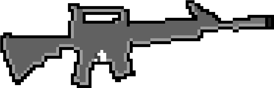 Assault Rifle By Bluepotatoyt - Assault Rifle (1200x1200), Png Download
