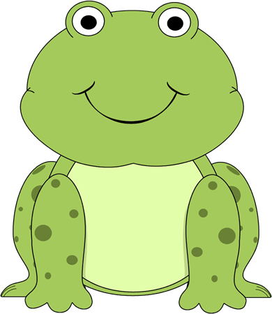 Green Frog - Green Frog Clip Art (390x450), Png Download