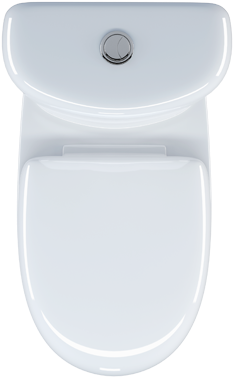 Toilet Top View Png - Toilet Png Top View (492x410), Png Download