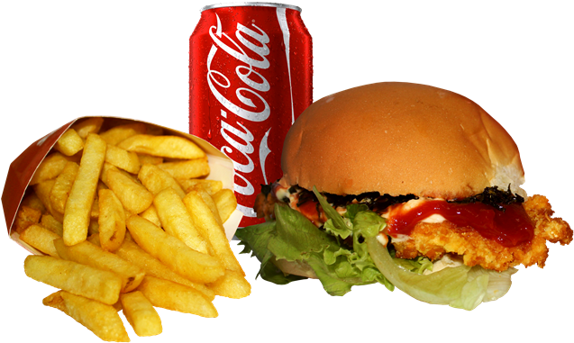 Filé De Peito De Frango Empanado Porção De Batata Frita - Coca Cola Paper Cups 12oz / 340ml - Case (700x467), Png Download