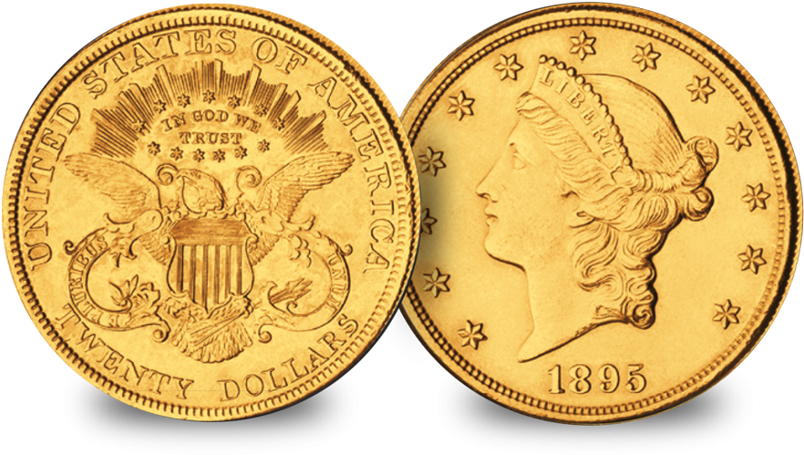 The Liberty Head Double Eagle - Double Eagle (1000x606), Png Download