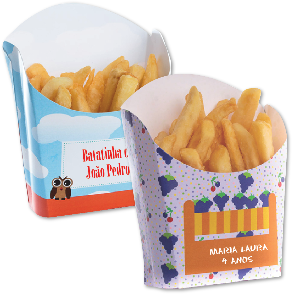 Cesta Batata Frita Para Festa (1181x1181), Png Download