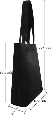 Cute Ladybug Pattern Red Black Canvas Tote Bag (532x532), Png Download