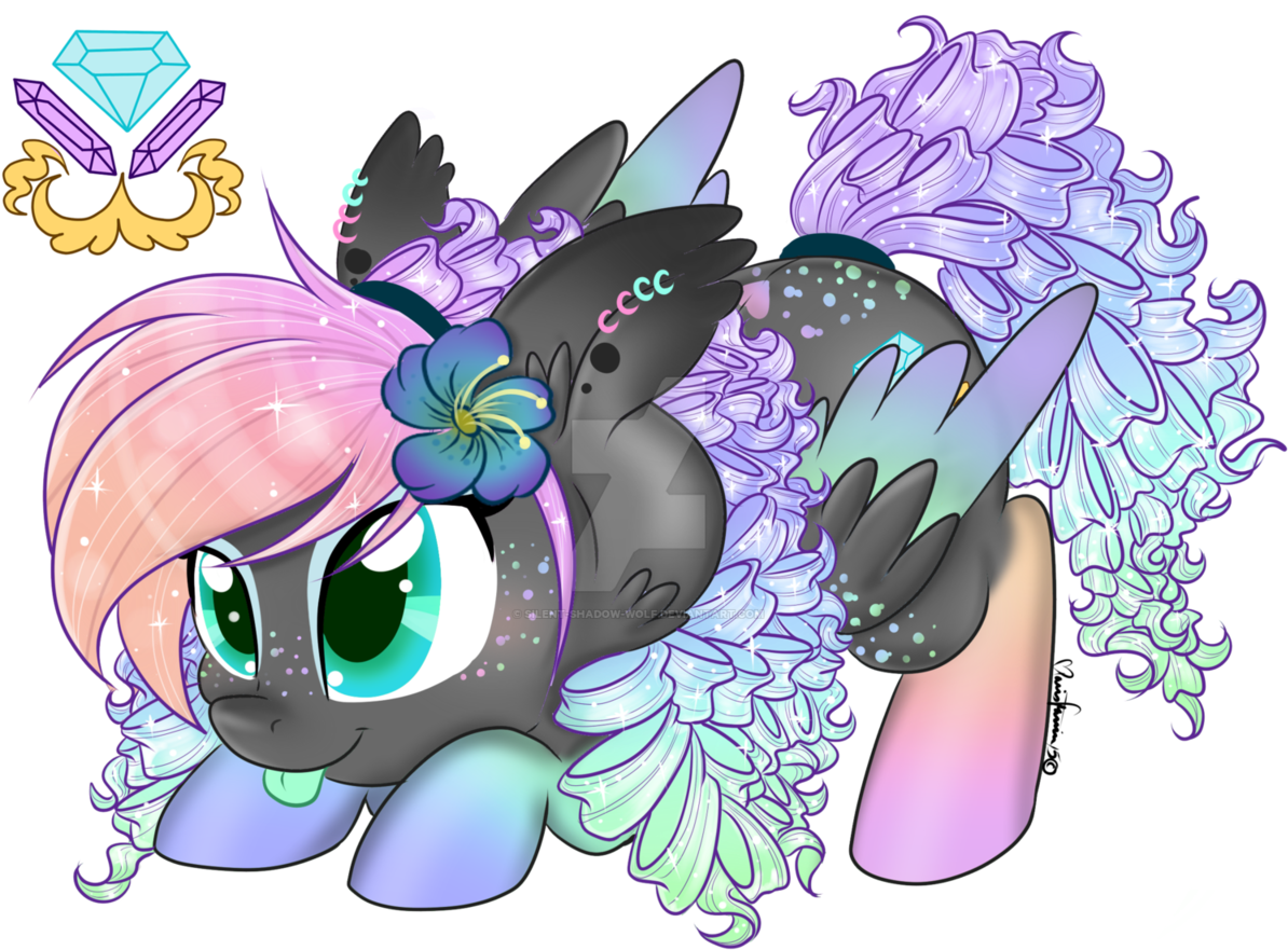 Silent Shadow Wolf, Oc, Oc - Horse (1280x896), Png Download