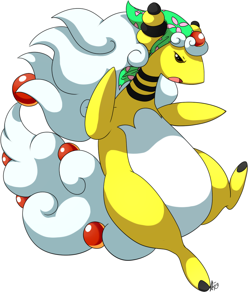 Mega Ampharos, My Dragon-sheep Baby - Sheep Dragon (1000x1000), Png Download