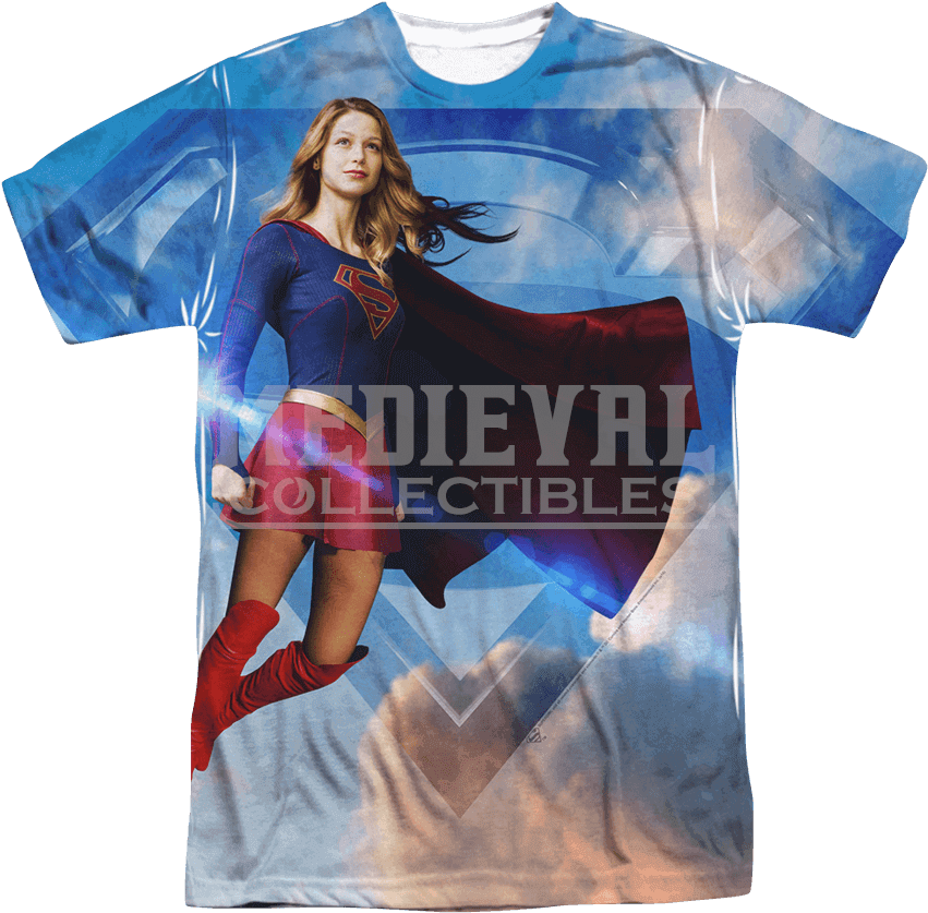 Supergirl Tv T Shirt (850x850), Png Download