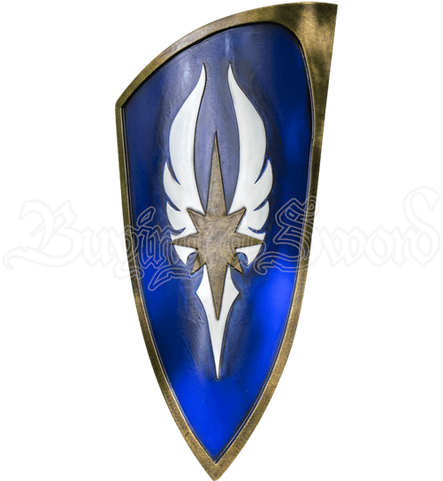 Blue Larp Elven Shield - Live Action Role-playing Game (550x550), Png Download