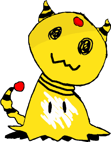 Oc Artin Honor Of Spooky Season, Here's My Ampharos - Pokémon (1280x720), Png Download