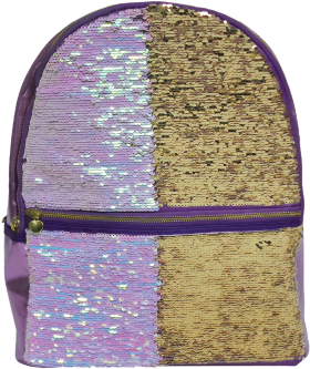Picture Of Iridescent Reversible Sequin Mini Backpack - Backpack (415x415), Png Download