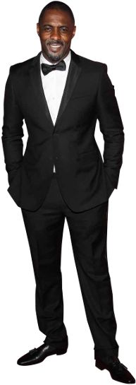 The Art Of The Tuxedo, Starring Idris Elba - Man Stand Png (215x574), Png Download