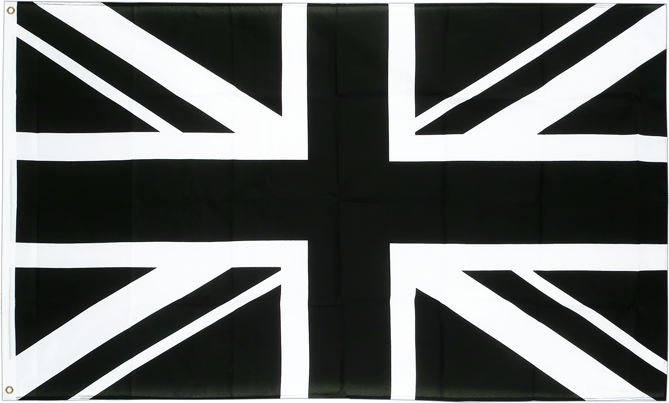 Union Jack Black - United Kingdom Flag (1500x1000), Png Download