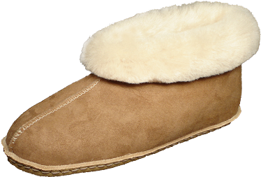 Sheepskin Slippers Png (450x337), Png Download