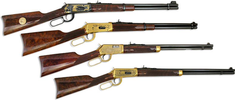 Each Commemorative Was Issued As A Reproduction Of - Winchester Commemorative (808x362), Png Download