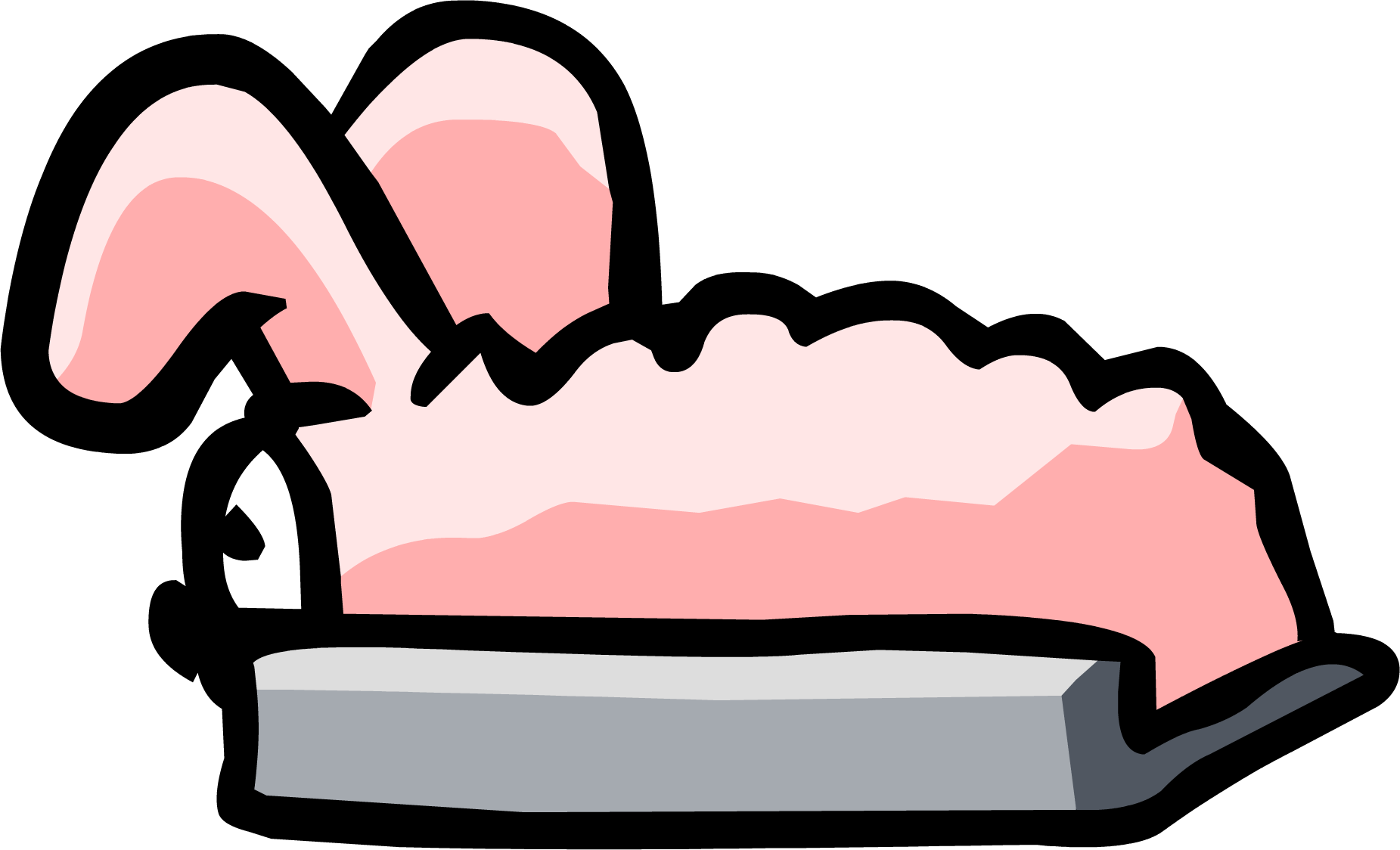 Mission 3 Gift Shop Bunny Slippers - Bunny Slippers (1851x1124), Png Download