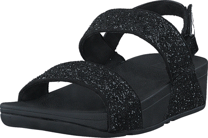 Fitflop Glitterball Sandal Black 60021-17 Womens Synthetic - Sandal (705x468), Png Download
