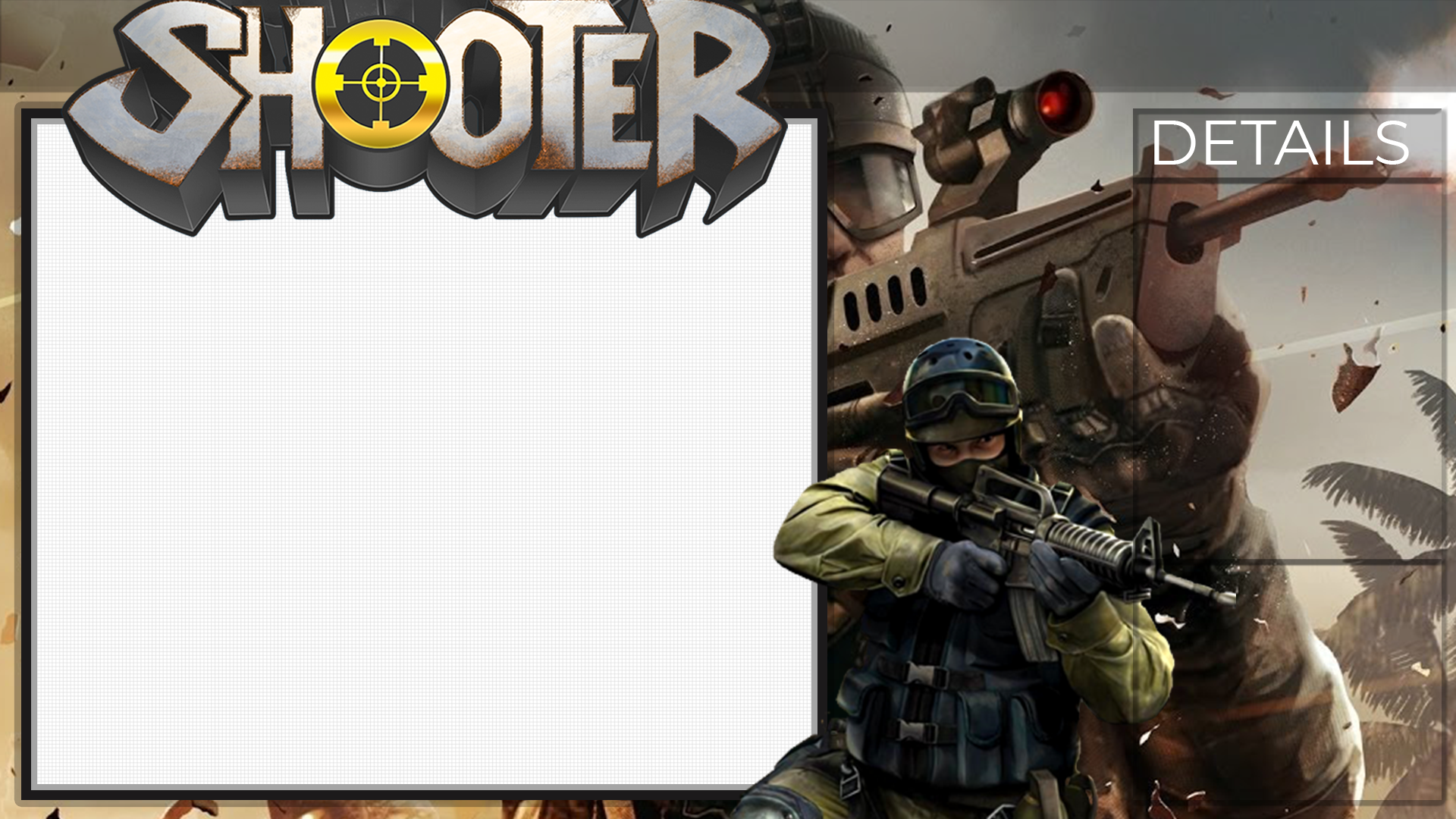 1075715996 Firstpersonshootergames - Warface (1920x1080), Png Download