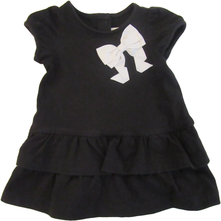 Baby Girls 3-6 Months Janie & Jack Black Dress - Nautica Girls 7-16 High Low Interlock Dress (800x1000), Png Download