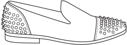 Smoking Slippers Shoes - Slip-on Shoe (500x325), Png Download