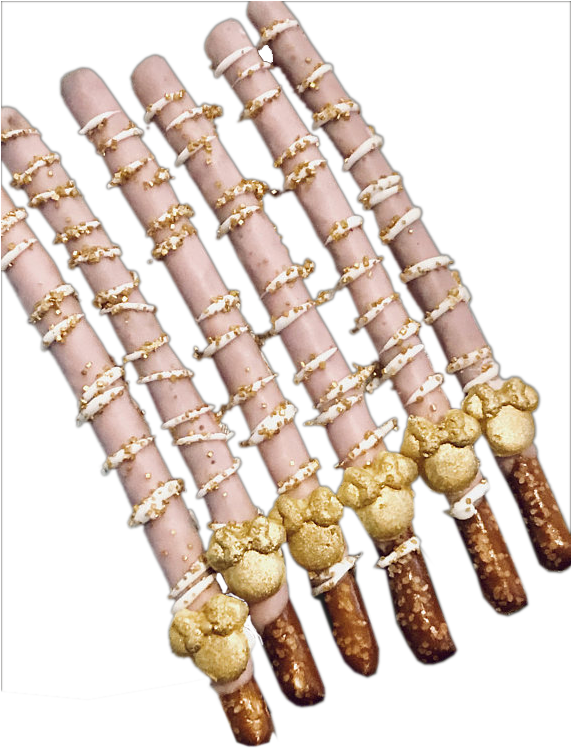 Chocolate Covered Pretzels Sticks (570x760), Png Download