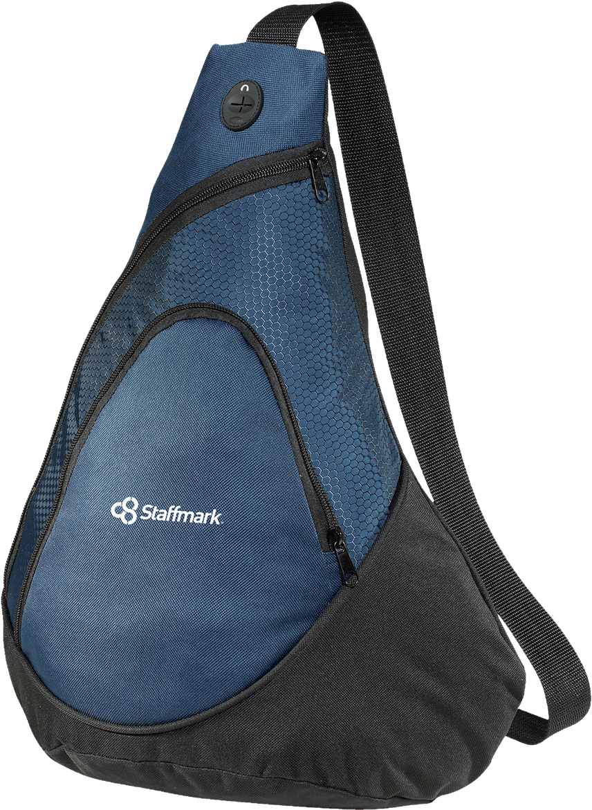 Honeycomb Sling Pack - Navy (893x1200), Png Download