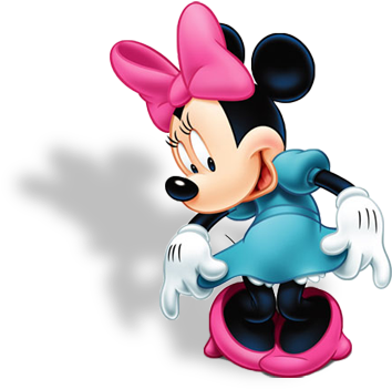 Pink Minnie Mouse Png - Life Sized Minnie Mouse Cut Out (425x410), Png Download
