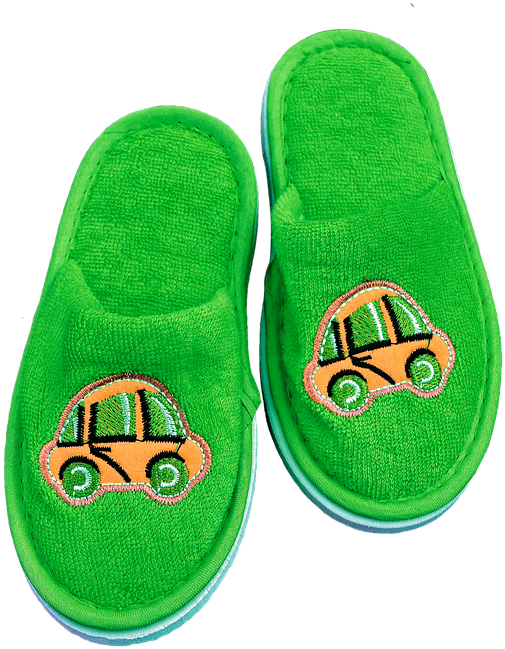 Pictures Of Slippers - Green Slippers Png (681x720), Png Download